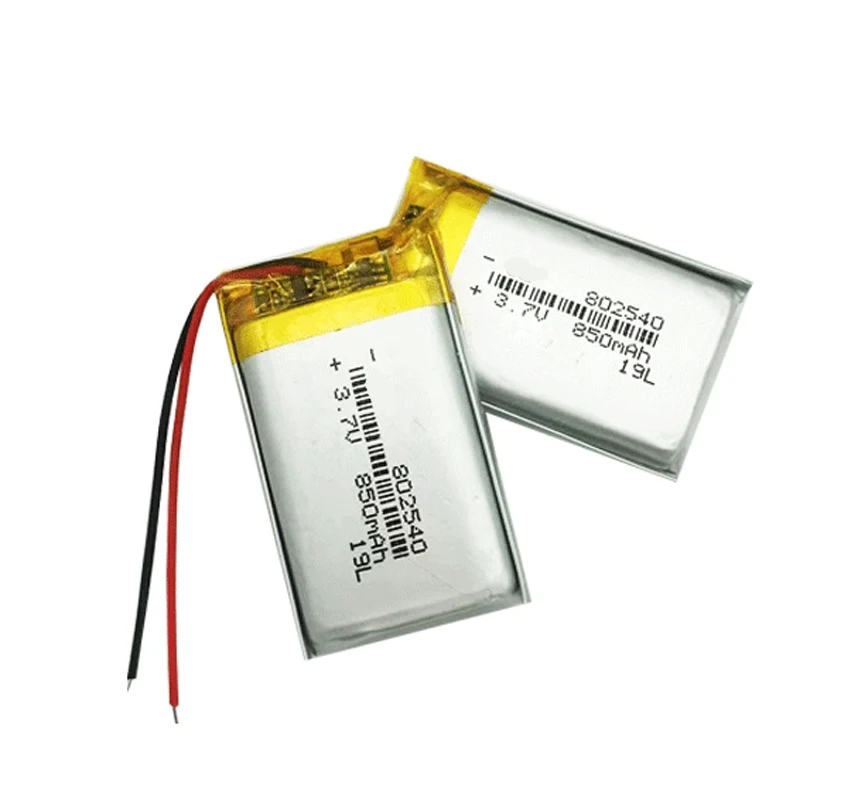 10x 3.7V 850mah Rechargeable Lithium Polymer Battery 802540 for GPS POS Makeup Mirror Breast Pump Mobile Phone Camera Batteries
10x 3.7V 850mah Rechargeable Lithium Polymer Battery 802540 for GPS POS Makeup Mirror Breast Pump Mobile Phone Camera Batteries