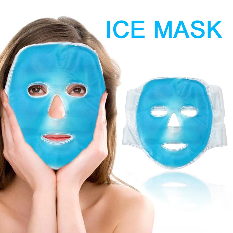 

Охлаждающая маска для лица из ПВХ для снятия усталости, ледяной гель, маска для лица, инструмент для ухода за кожей, маска для сна, укрепляющая кожа, спа, для горячей и холодной терапии, против морщин