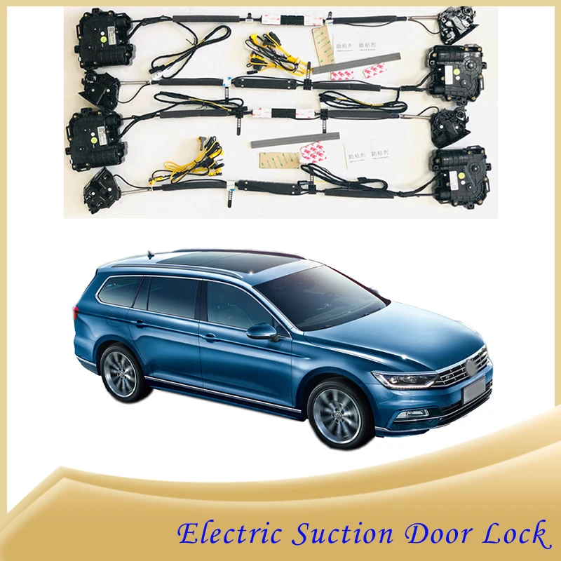 

For Volkswagen Weilan 2014~2023 Car Soft Close Door Latch Pass Lock Actuator Auto Electric Absorption Suction Silence Closer