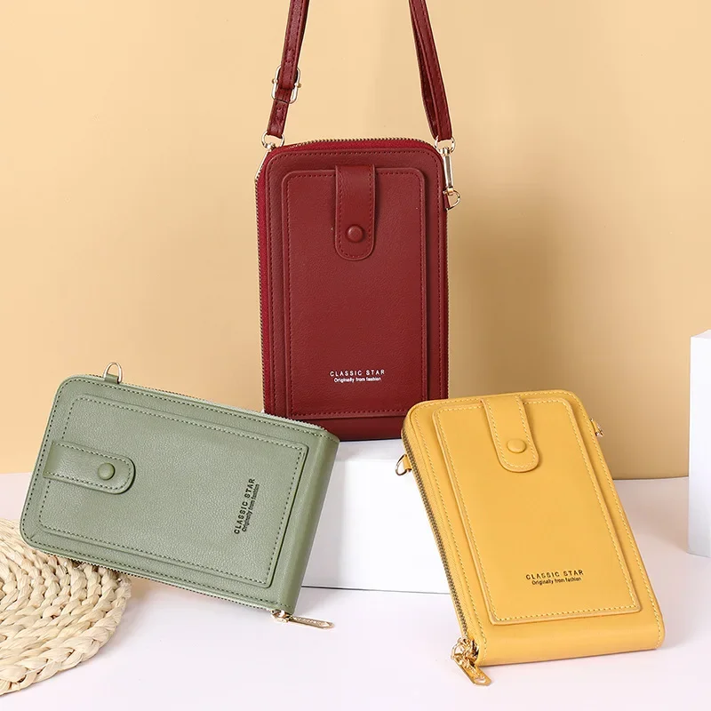 Korean Version of The New Mobile Phone Bag Female Solid Color Simple Multi-card Small Bag Large Capacity Female Card Bag
Korean Version of The New Mobile Phone Bag Female Solid Color Simple Multi-card Small Bag Large Capacity Female Card Bag