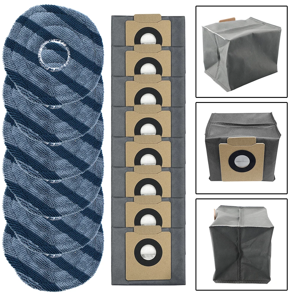 14pcs/set Mop Pads Dust Bags For X10 Pro For Robot Vacuum Cleaner Parts Household Accessories Replacement
14pcs/set Mop Pads Dust Bags For X10 Pro For Robot Vacuum Cleaner Parts Household Accessories Replacement