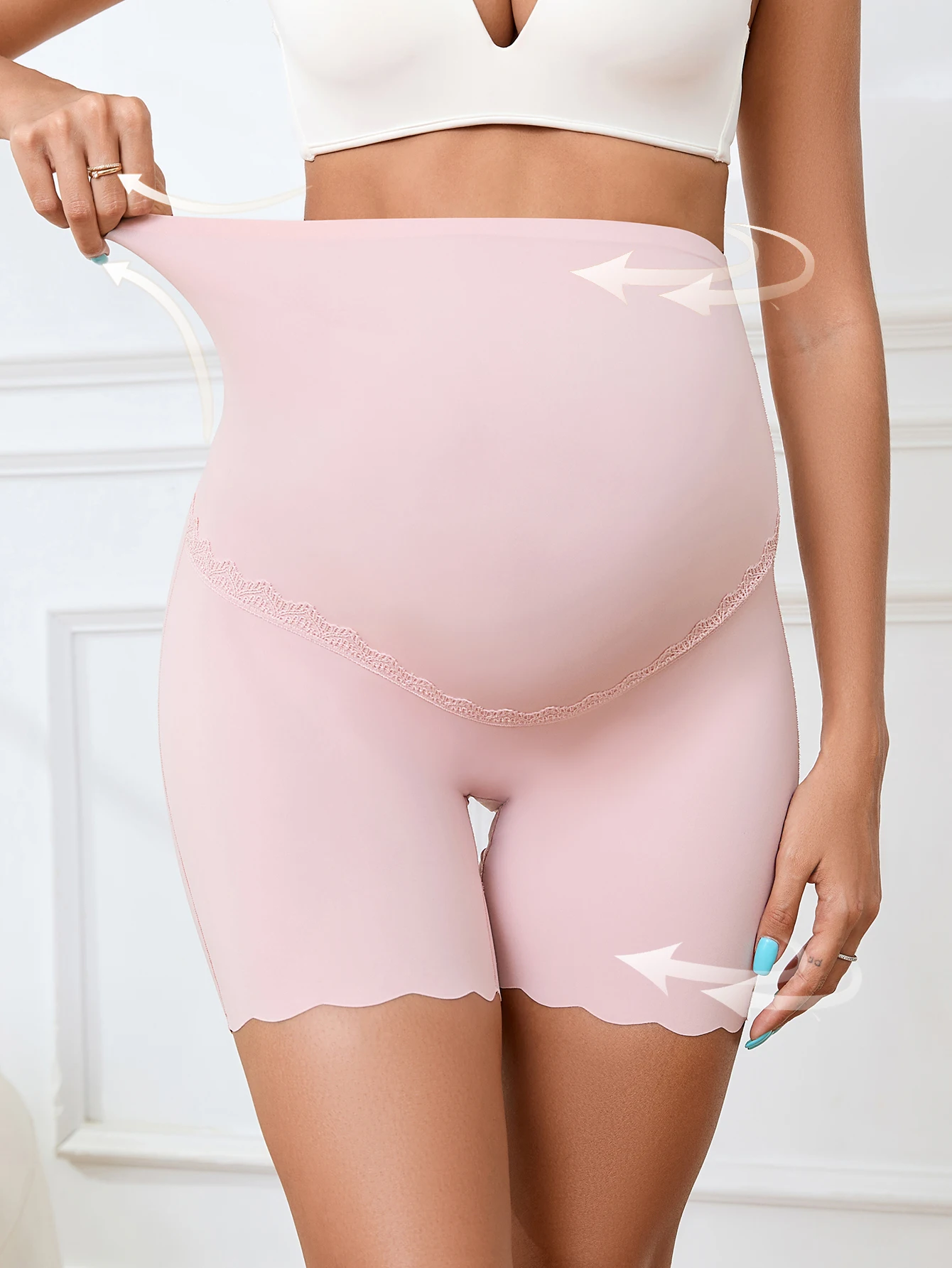Summer Pregnant Women'S High Waisted Elastic Underwear With Seamless Abdominal Support And Stretch During Pregnancy 2 Se496526c8f774eddbadb62e9109b6805s