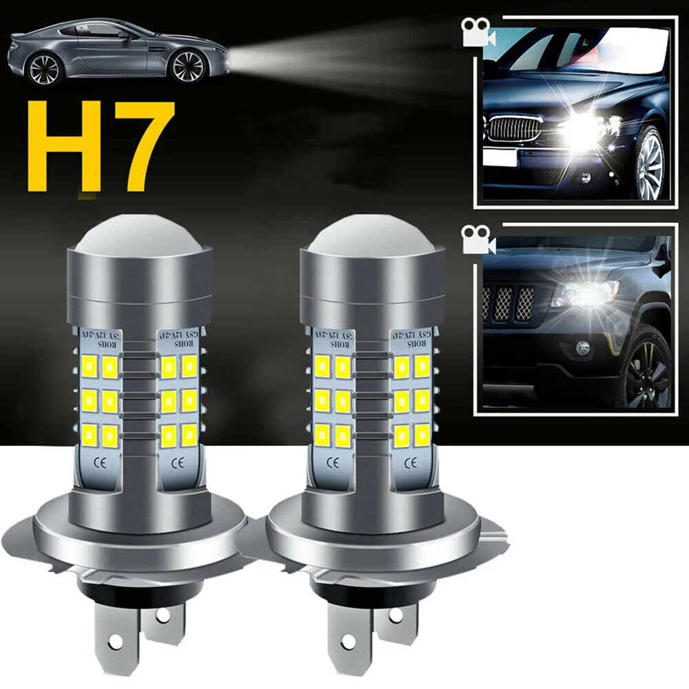 2pcs H7 LED Headlight Bulb Kit High/Low Beam Super Bright 6000K White Car Accessories Brand New And High Quality Car Lights
2pcs H7 LED Headlight Bulb Kit High/Low Beam Super Bright 6000K White Car Accessories Brand New And High Quality Car Lights