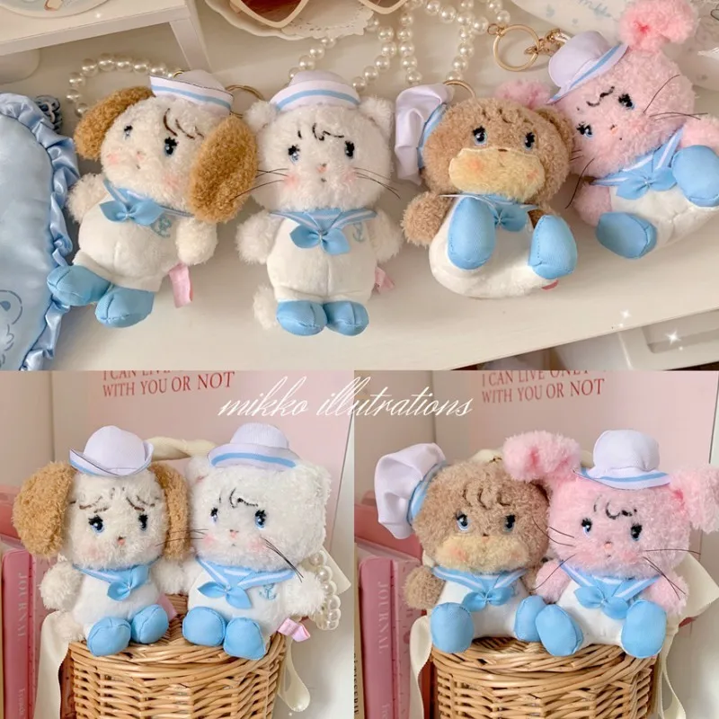 Mikko Pearl Pendant Navy Style Doll Bag Pendant Cute Stuffed Rabbit Cat Dog Bear Animal Anime Peripheral Plush Doll Kawaii Toy 
Mikko Pearl Pendant Navy Style Doll Bag Pendant Cute Stuffed Rabbit Cat Dog Bear Animal Anime Peripheral Plush Doll Kawaii Toy