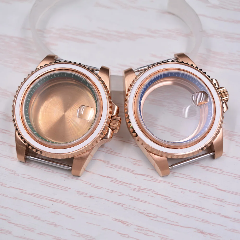 40mm Rose Gold Case sapphire glass fit NH35 NH36 ETA2824 2836 DG 2813 3804 Miyota8205 8215 821a Movement
40mm Rose Gold Case sapphire glass fit NH35 NH36 ETA2824 2836 DG 2813 3804 Miyota8205 8215 821a Movement