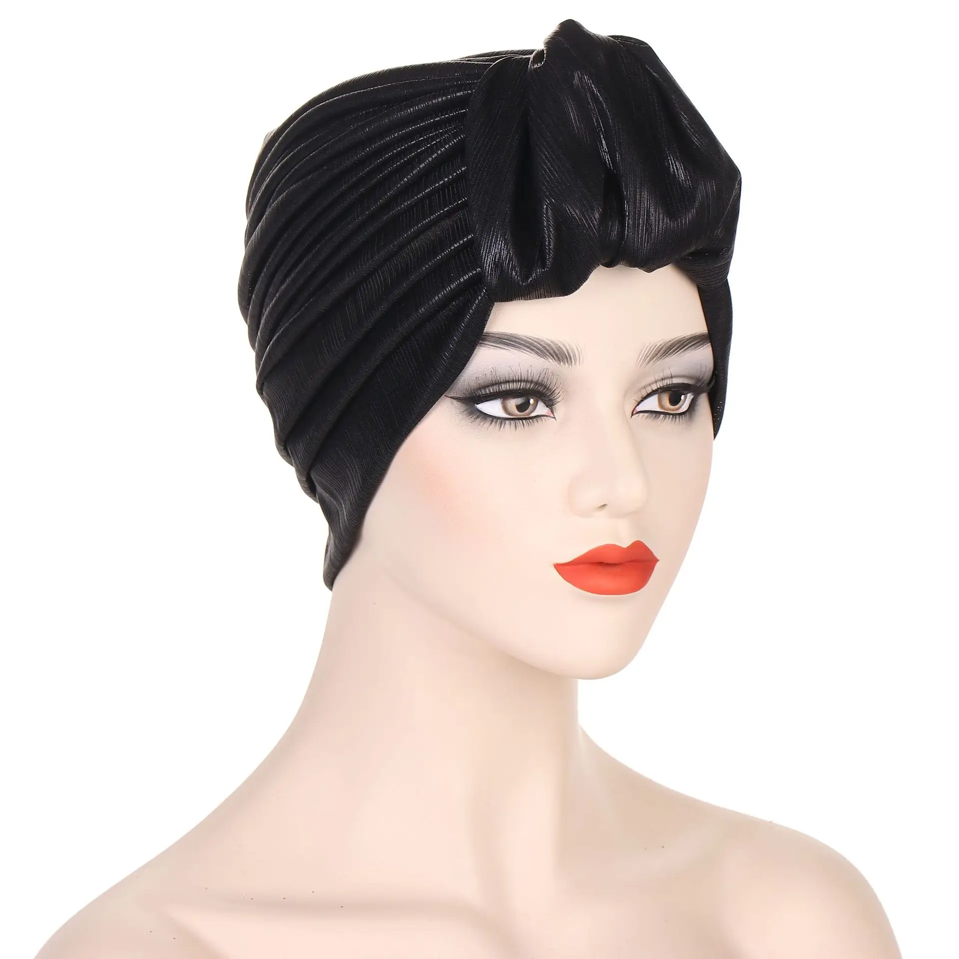 Muslim Women Turban hats Stretchy Solid Ruffle Knot Cancer Chemo Beanies Cap Headwear Wrap Plated Hair Accessories
Muslim Women Turban hats Stretchy Solid Ruffle Knot Cancer Chemo Beanies Cap Headwear Wrap Plated Hair Accessories