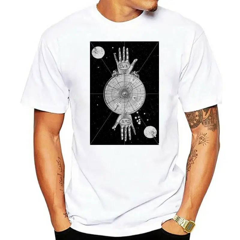 

Palmistry Divination Astrology Tshirt 71 T-Shirt Satan Satanic Witch Witchcraft(1)