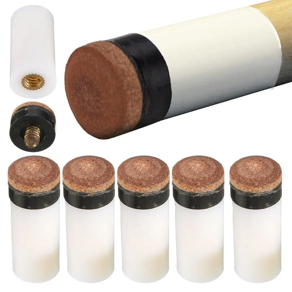 5Pcs/Pack 10/11/12/13mm Billiard Replacement Set Pool Cue Tips Pool Billiard Cue Stick Ferrules Screw-On Tips for Snooker
5Pcs/Pack 10/11/12/13mm Billiard Replacement Set Pool Cue Tips Pool Billiard Cue Stick Ferrules Screw-On Tips for Snooker