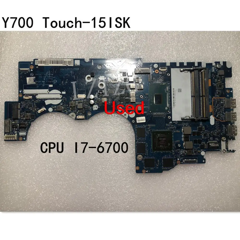 Used For Lenovo Ideapad Y700 Touch-15ISK Laptop Motherboard CPU I7-6700HQ SWG 2G FRU 5B20K38975 5B20L80383 5B20K38976
Used For Lenovo Ideapad Y700 Touch-15ISK Laptop Motherboard CPU I7-6700HQ SWG 2G FRU 5B20K38975 5B20L80383 5B20K38976