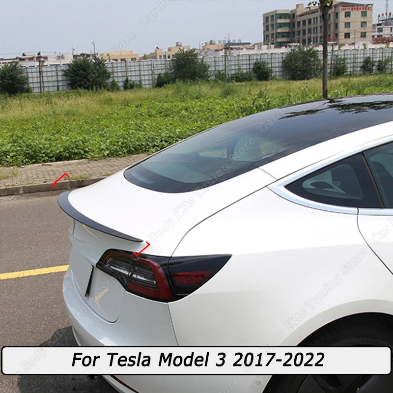 Для Tesla Model 3 2017-2020 2021 2022 Автомобильный задний спойлер для багажника Аксессуары для крыла глянцевый черный/матовый черный корпус из АБС комплекты для тюнинга
Для Tesla Model 3 2017-2020 2021 2022 Автомобильный задний спойлер для багажника Аксессуары для крыла глянцевый черный/матовый черный корпус из АБС комплекты для тюнинга