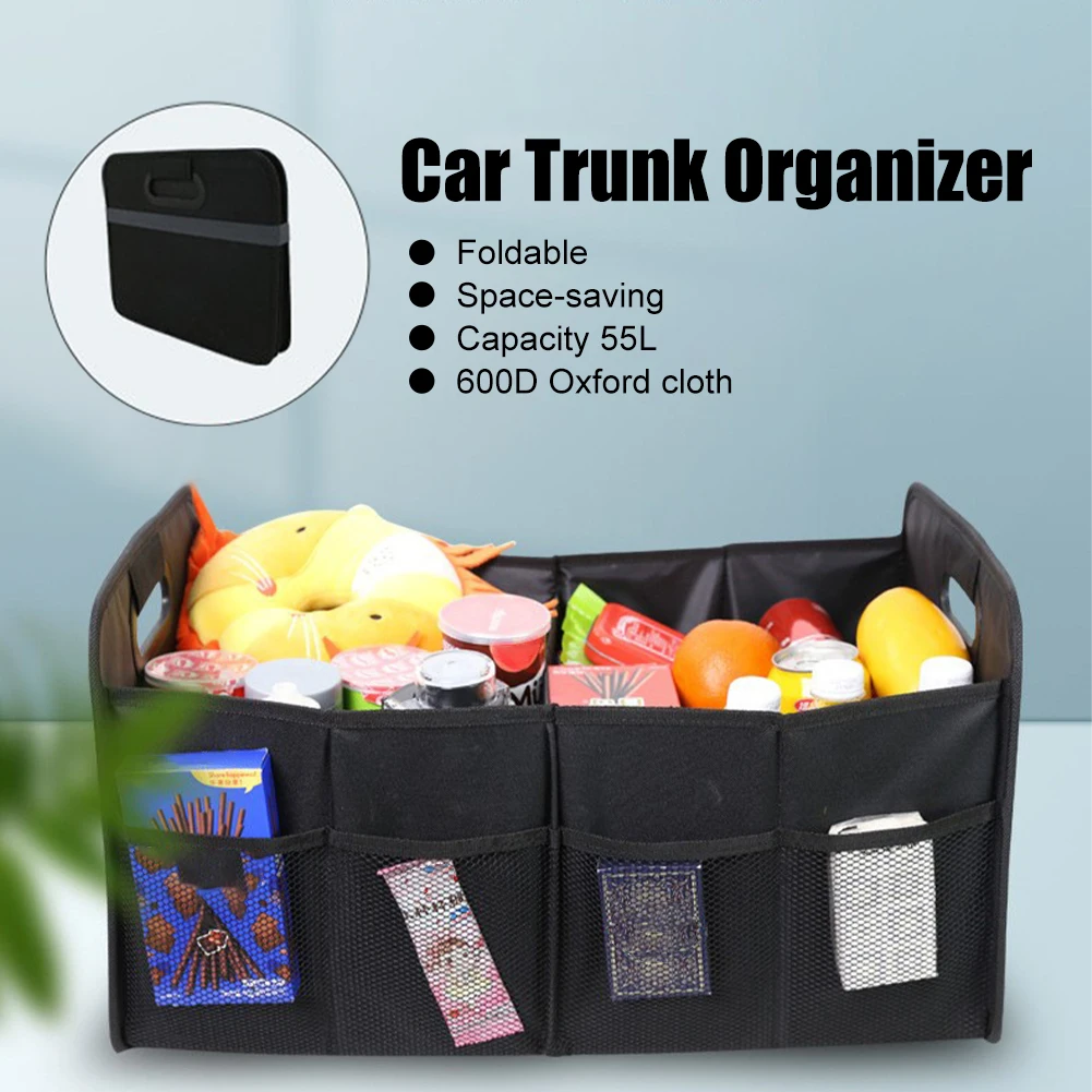 Car Trunk Multifunction Folding Storage Bag 55L Large Capacity Storage Box Auto Sundries Container Bag Auto Interior Accessories
Car Trunk Multifunction Folding Storage Bag 55L Large Capacity Storage Box Auto Sundries Container Bag Auto Interior Accessories