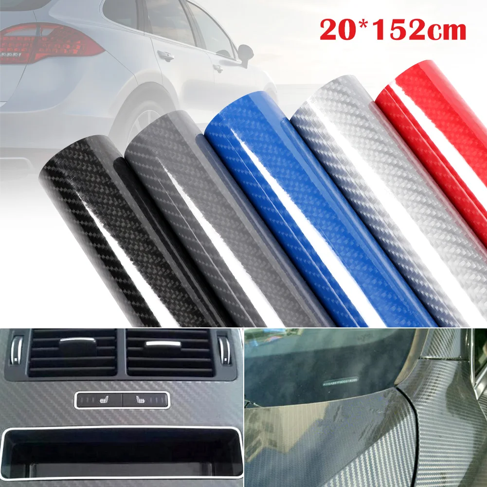 50*152cm Car Styling DIY High Glossy 6D Carbon Fiber Vinyl Wrap Film Motorcyle Automobiles Car Sticker And Decals Accessories
50*152cm Car Styling DIY High Glossy 6D Carbon Fiber Vinyl Wrap Film Motorcyle Automobiles Car Sticker And Decals Accessories