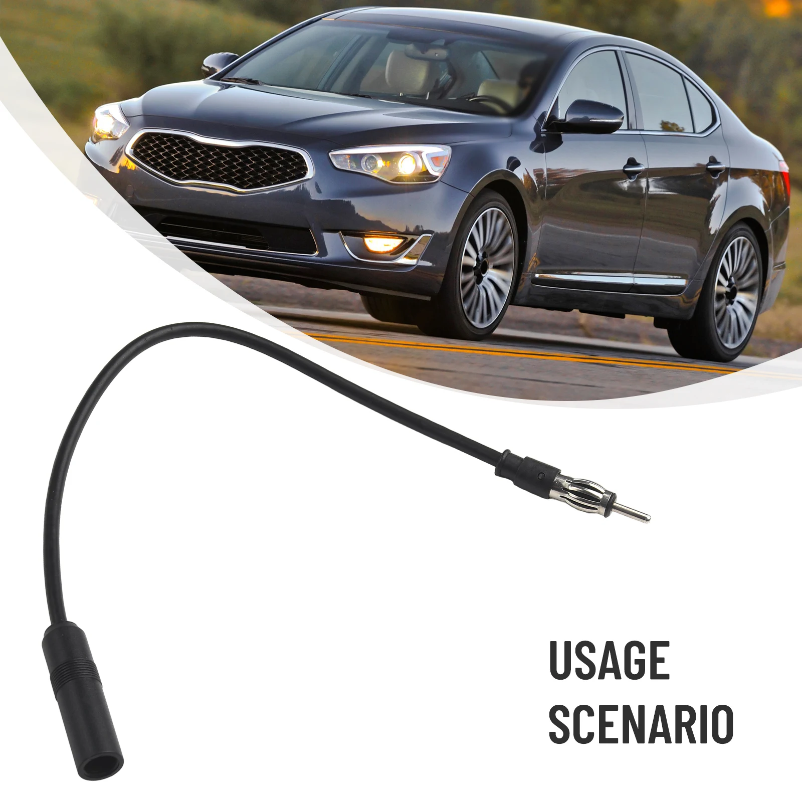30cm Car Radio Antenna Extension Cable FM Radio Car Antenna Extension Cable Cord Portable Accessory Car Black Plug Connector
30cm Car Radio Antenna Extension Cable FM Radio Car Antenna Extension Cable Cord Portable Accessory Car Black Plug Connector