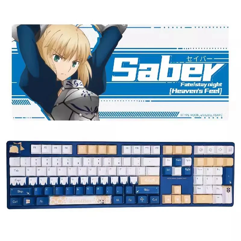 2023 New Fate/Stay Night Saber Mechanical Keyboard Mousepad Set Blue Cute Fun Q Print Design Comfortable Smooth Durable Official
2023 New Fate/Stay Night Saber Mechanical Keyboard Mousepad Set Blue Cute Fun Q Print Design Comfortable Smooth Durable Official