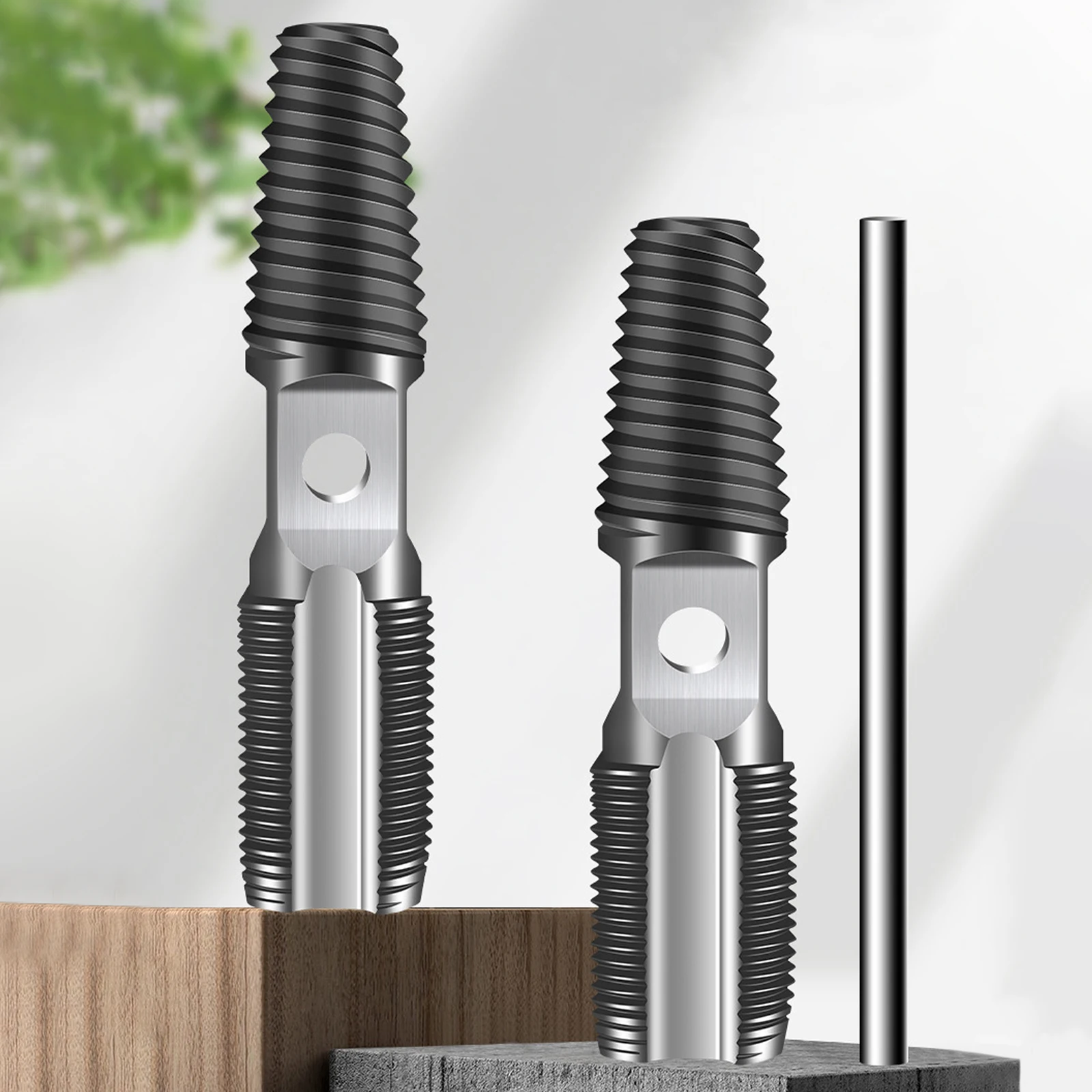 2 in 1 Broken Wire Extractor Faucet Damaged Bolts Wire Pipe Remover Double-head Water Pipe Triangle Valve Tap Bolt Remover Tool
2 in 1 Broken Wire Extractor Faucet Damaged Bolts Wire Pipe Remover Double-head Water Pipe Triangle Valve Tap Bolt Remover Tool