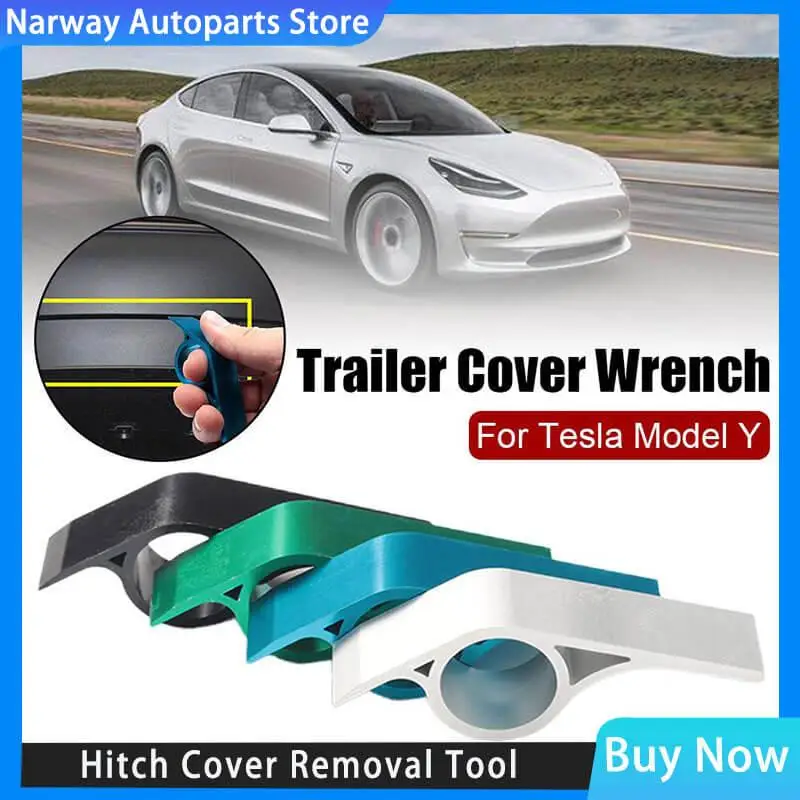 Aluminum Alloy Hitch Cover Removal Tool Durable Pry Bar Set And Removal Tools For Tesla Model Y 2023 2022 Trailer Cover Wrench
Aluminum Alloy Hitch Cover Removal Tool Durable Pry Bar Set And Removal Tools For Tesla Model Y 2023 2022 Trailer Cover Wrench