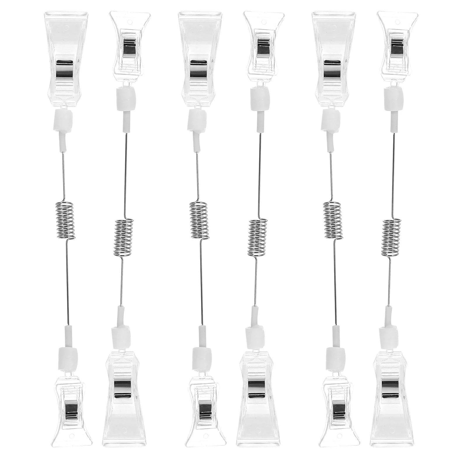6 Pcs Advertising Clip Double-ended Supermarket Price Clips Merchandise Sign Clothing Shelf Plastic Holders Practical
6 Pcs Advertising Clip Double-ended Supermarket Price Clips Merchandise Sign Clothing Shelf Plastic Holders Practical