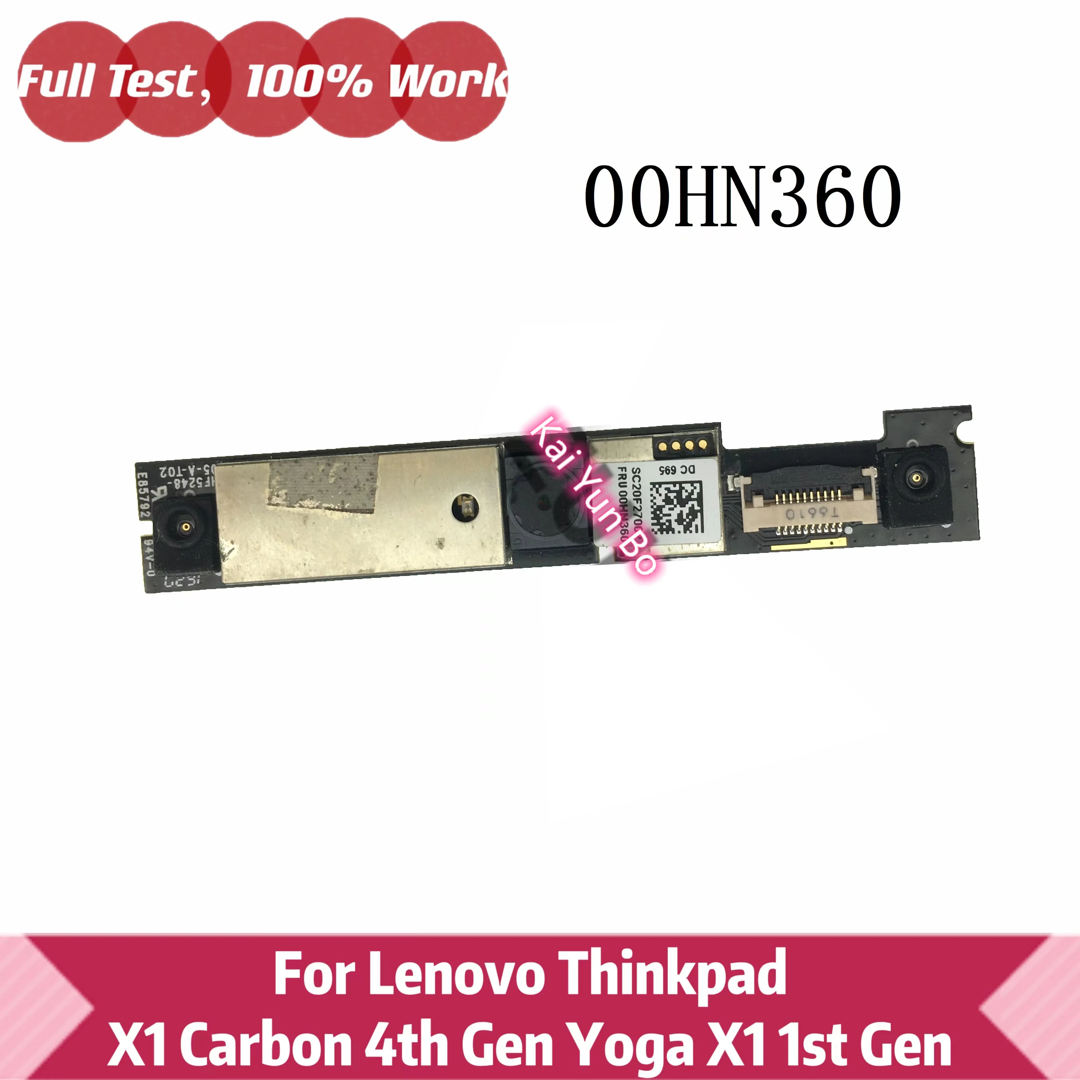 Laptop For Lenovo Thinkpad X1 Carbon 4th Gen Yoga X1 1st Gen Webcam Camera Board 00HN360
Laptop For Lenovo Thinkpad X1 Carbon 4th Gen Yoga X1 1st Gen Webcam Camera Board 00HN360