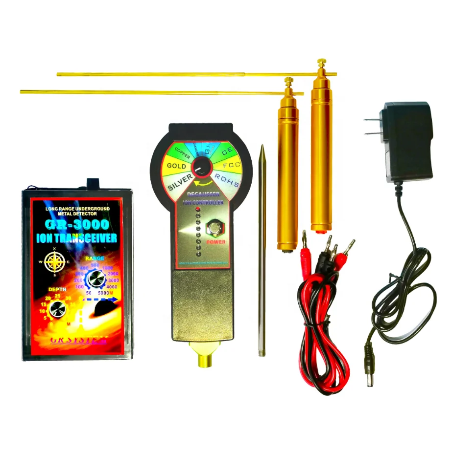 

Newest Ionic Search System GR-3000 Underground Metal Detector GR3000 Treasure Gold Silver Copper Diamonds Finder Hunter Digger