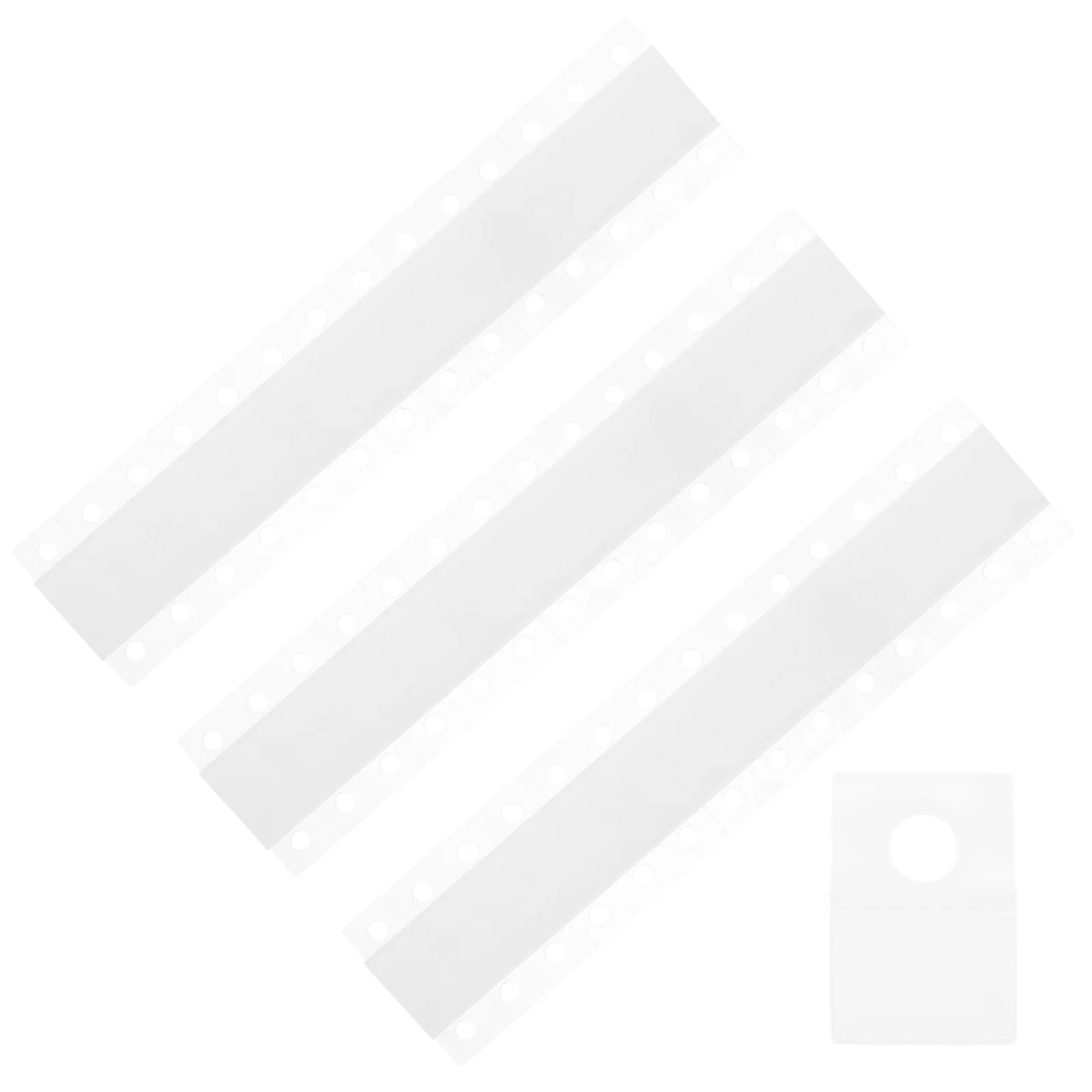 100 Pcs Aircraft Hole Hook Plastic Hangers Clear Hooks for Hanging Tabs Folders Sticker Label Display Sticky Wall Tags Pvc
100 Pcs Aircraft Hole Hook Plastic Hangers Clear Hooks for Hanging Tabs Folders Sticker Label Display Sticky Wall Tags Pvc