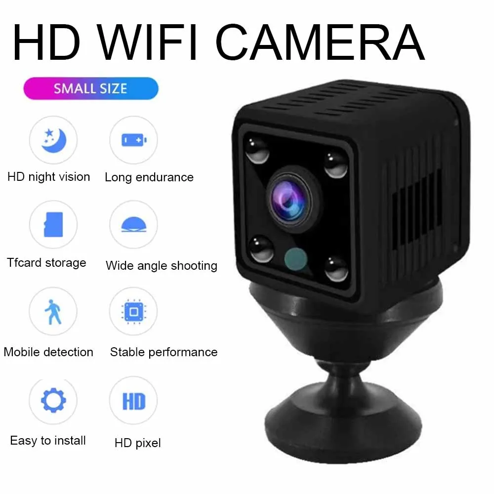 WIFI Mini Camera HD 1080P Night Vision Camcorder Wireless DVR Micro Camera Sport DV Video Ultra Small Camera Wireless
WIFI Mini Camera HD 1080P Night Vision Camcorder Wireless DVR Micro Camera Sport DV Video Ultra Small Camera Wireless