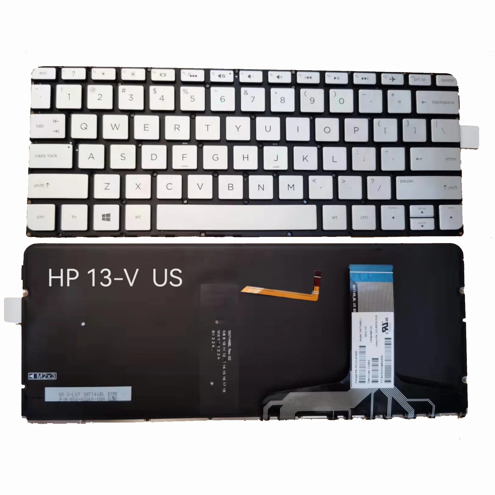 Клавиатура для ноутбука HP 13-V 13-V000 13-V001dx 13-V001xx 13-V011dx 13-V101dx 13-V111dx с подсветкой для США, серебристо-черная
Клавиатура для ноутбука HP 13-V 13-V000 13-V001dx 13-V001xx 13-V011dx 13-V101dx 13-V111dx с подсветкой для США, серебристо-черная
