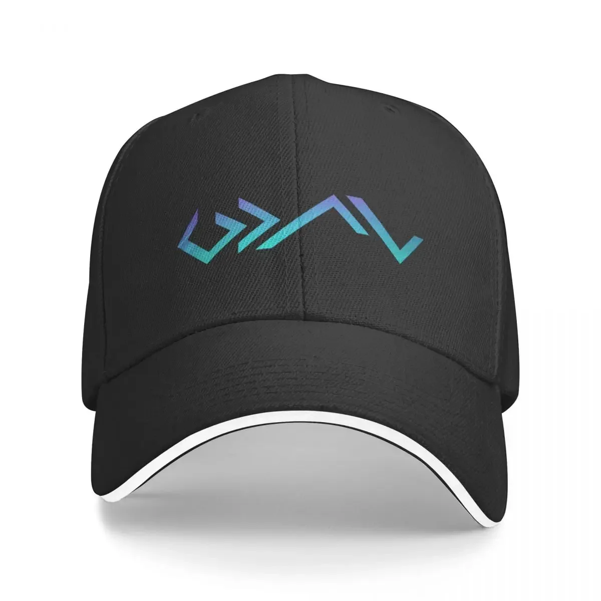 

God is Greater Than The Highs and Lows, Modern, Symbols, Christian, Teal Baseball Cap tea Hat Golf Ladies Men's