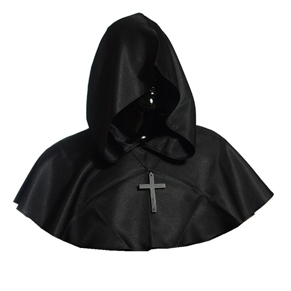 Medieval Steam Gothic Cloak Hat Vintage Witch Wizard Short Hooded Cape Halloween Shawl Costume Cosplay Plague Doctor Party Props
Medieval Steam Gothic Cloak Hat Vintage Witch Wizard Short Hooded Cape Halloween Shawl Costume Cosplay Plague Doctor Party Props