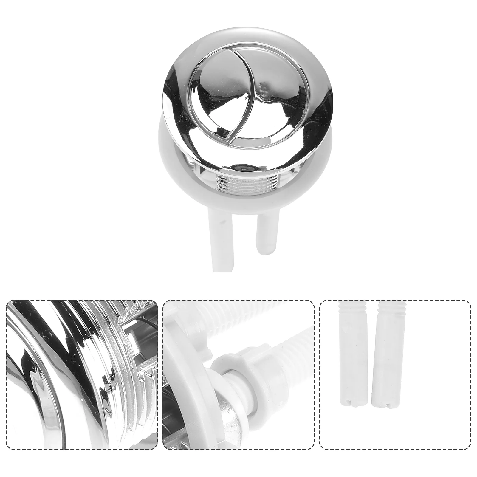 38mm Toilet Dual Flush Round Head Push Button Electroplating Water Tank Valve Bathroom Accessories Push Water Saving Rod
38mm Toilet Dual Flush Round Head Push Button Electroplating Water Tank Valve Bathroom Accessories Push Water Saving Rod
