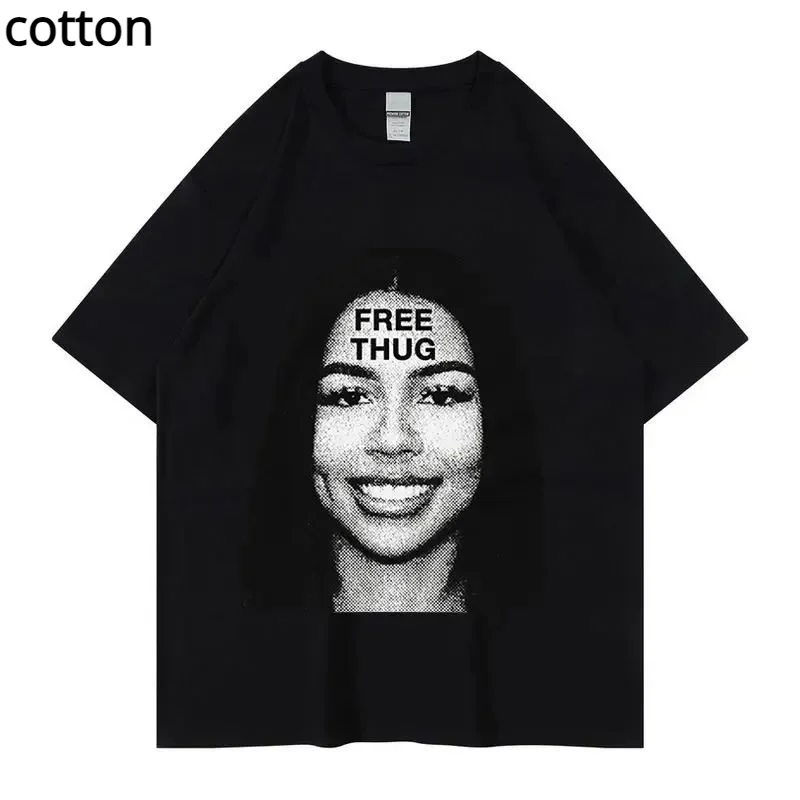 Rapper Young Thug Slime Graphic T Shirt Men's Women Hop Fashion Short Sleeve T-shirt Summer Casual Cotton Oversized T-shirts
Rapper Young Thug Slime Graphic T Shirt Men's Women Hop Fashion Short Sleeve T-shirt Summer Casual Cotton Oversized T-shirts