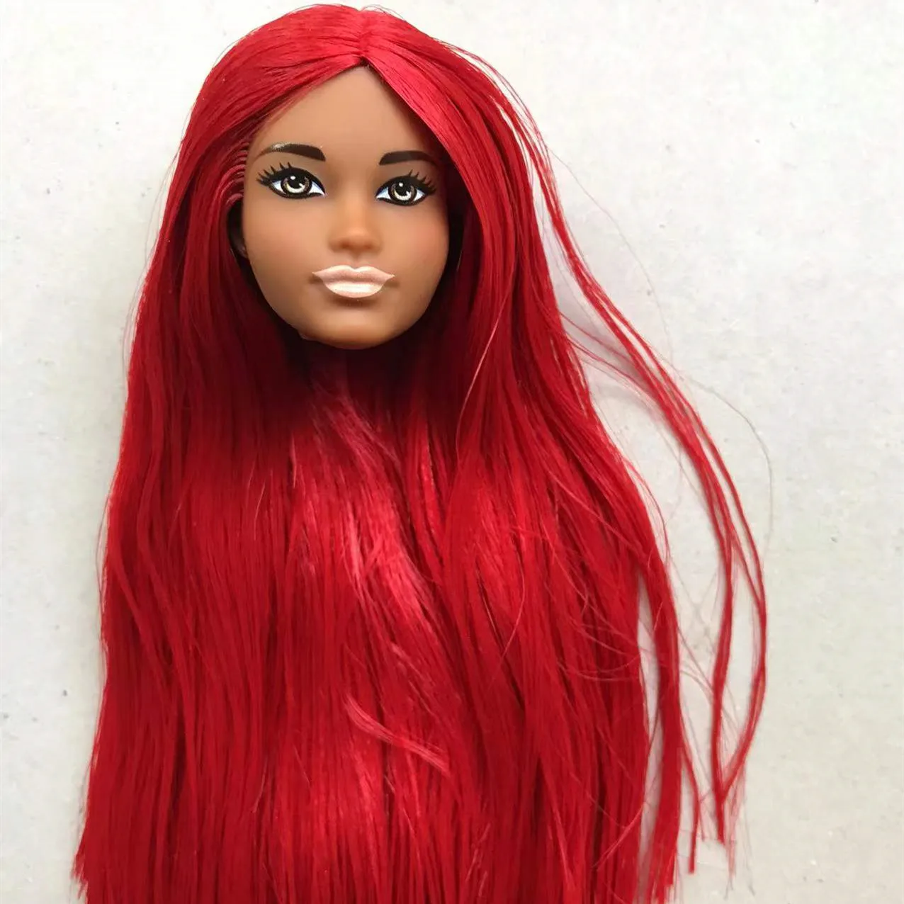Generic New Rare Face Red Queen Doll Heads DIY Dressing Doll Heads