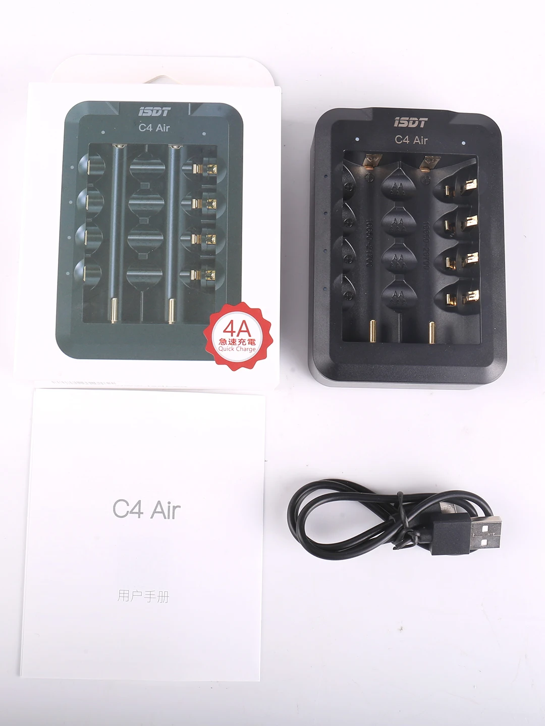 C4 Air USB Type-C Charger 6-Bay 4A Universal Battery Smart Charger with APP Connection for AA AAA Li-ion Rechargeable Batteries
C4 Air USB Type-C Charger 6-Bay 4A Universal Battery Smart Charger with APP Connection for AA AAA Li-ion Rechargeable Batteries