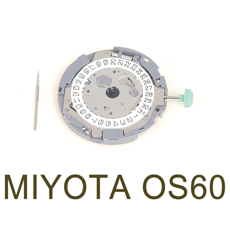 

Japan original MIYOTA OS60 movement Citizen quartz Date At 3 watch repair movement replacement parts