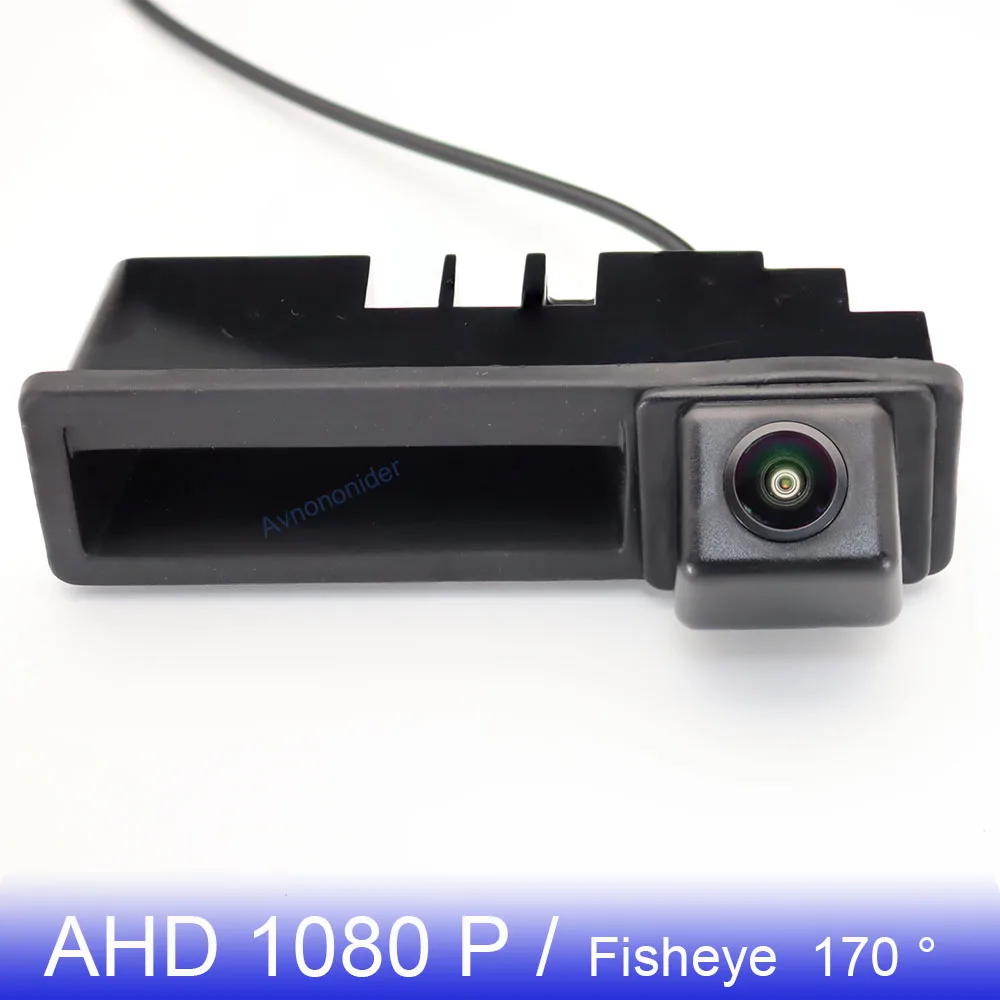 

FishEye Vehicle Truck Handle Rear View Camera For Audi A5 Cabriolet A6 C6 4F S6 RS6 Q7 2005~2017 AHD 1080P 170° HD Night Vision