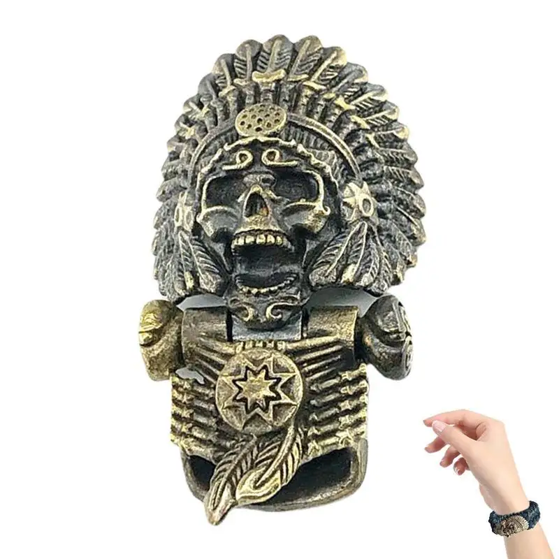 Outdoor Tool DIY Accessories For Bracelet Weaving Paracord Multifunction Buckle Brass Chief Skull
Outdoor Tool DIY Accessories For Bracelet Weaving Paracord Multifunction Buckle Brass Chief Skull