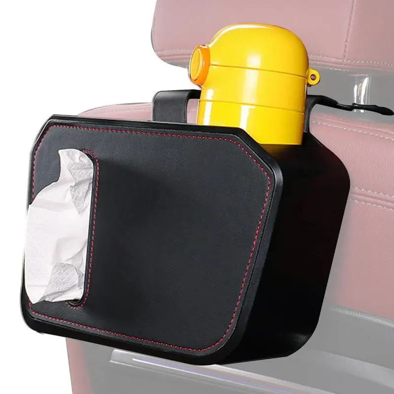 

Backseat Trash Can For Car Vehicle Trash Bin Car Garbage Can Car Tissue Holder Cup Holder Automotive Garbage Cans For Car Trucks