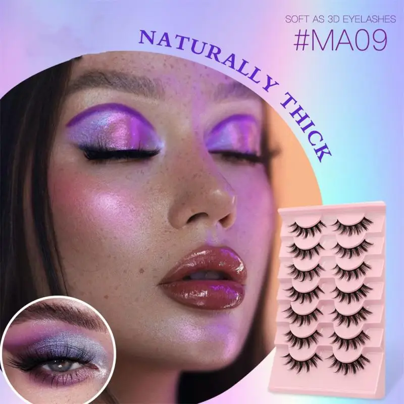 GROINNEYAEyelashes 3D натуральные накладные ресницы пушистые мягкие перекрестные ресницы манга Wispy натуральные ресницы для наращивания макияжа
GROINNEYAEyelashes 3D натуральные накладные ресницы пушистые мягкие перекрестные ресницы манга Wispy натуральные ресницы для наращивания макияжа