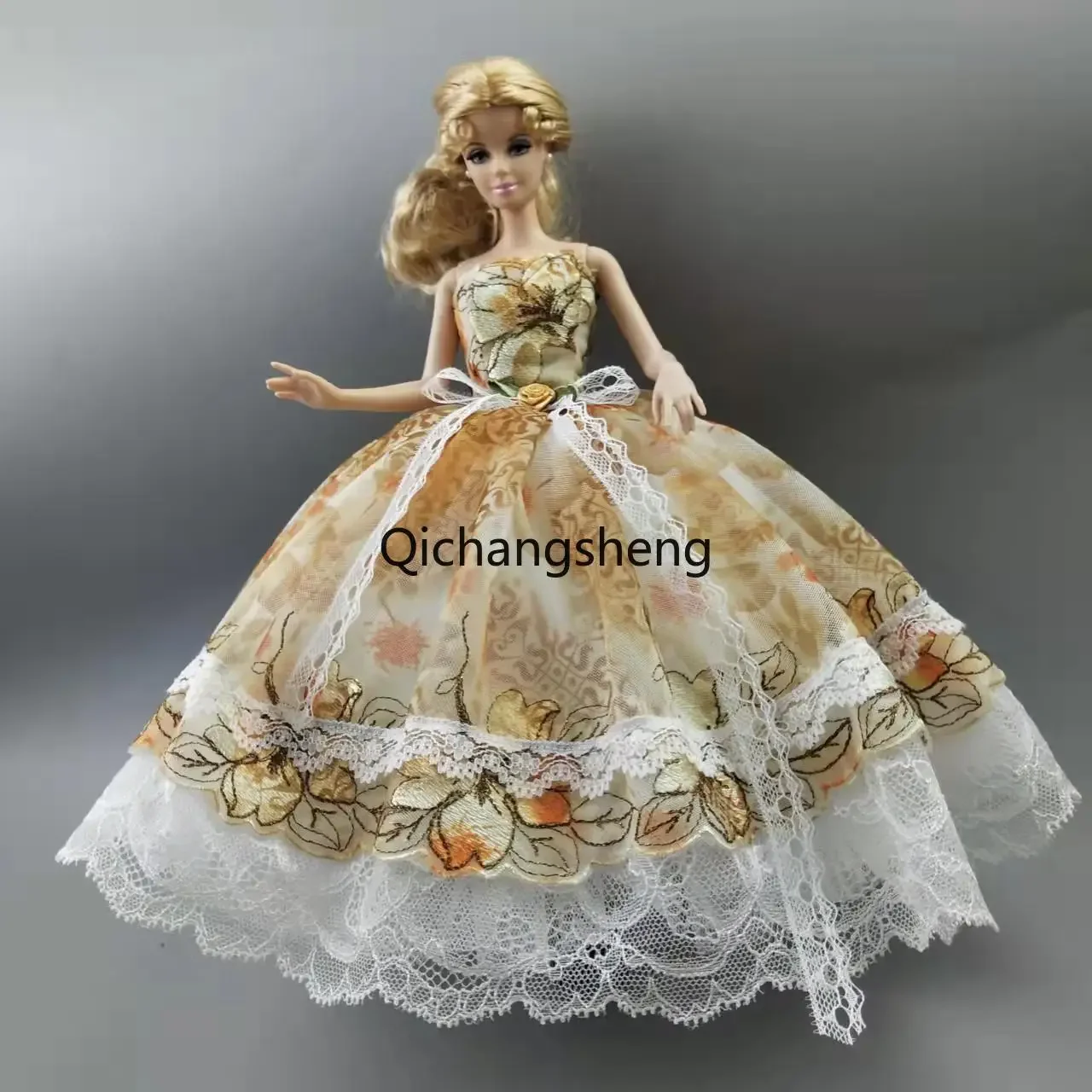 1/6 Khaki Floral Wedding Dress for Barbie Doll Clothes for Barbie Clothes Party Gown Princess Outfit 11.5" Dolls Accessories Toy
1/6 Khaki Floral Wedding Dress for Barbie Doll Clothes for Barbie Clothes Party Gown Princess Outfit 11.5" Dolls Accessories Toy
