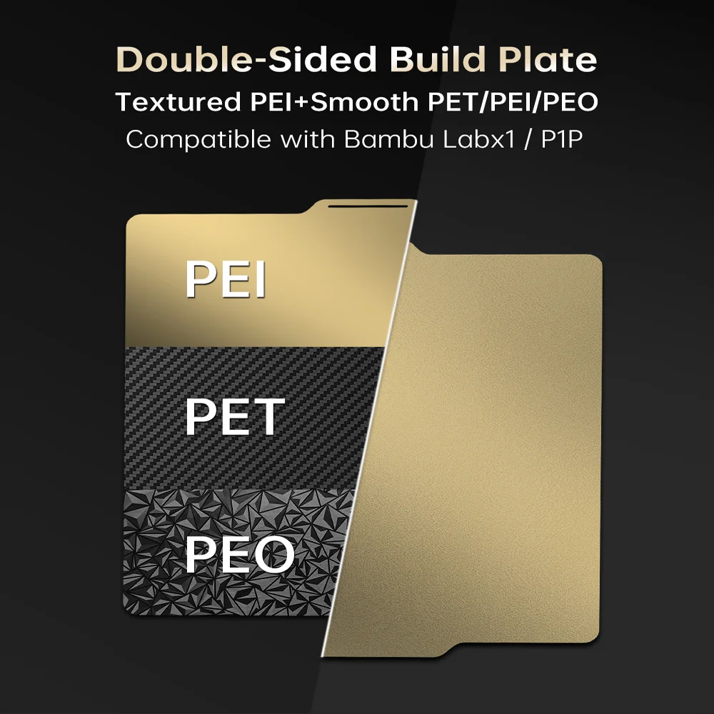 Двухсторонняя сборная пластина BIGTREETECH, текстура PEI + Smooth PEI PET PEO 257x25 7 мм, пружинный стальной лист для 3D принтера Bambu lab x1 p1p
Двухсторонняя сборная пластина BIGTREETECH, текстура PEI + Smooth PEI PET PEO 257x25 7 мм, пружинный стальной лист для 3D принтера Bambu lab x1 p1p