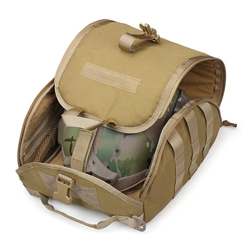 Military Tactical Helmet Bag Molle Backpack Carrying Storage Pack EDC Tool Outdoor Sports Hunting Cycling Combat Helmets Pouch
Military Tactical Helmet Bag Molle Backpack Carrying Storage Pack EDC Tool Outdoor Sports Hunting Cycling Combat Helmets Pouch