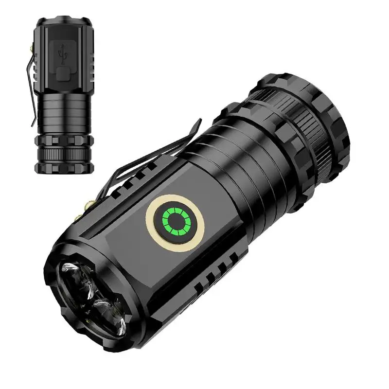 

LED Flashlights High Lumens Handheld LED Torch Waterproof Compact Drop Resistant Adjustable Brightness Mini Flashlights Home