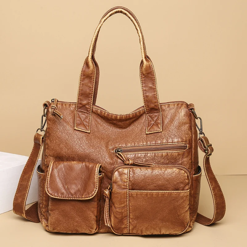Exclusive Design Women's Bags Vintage Handbags for Woman Retro Large Capacity Tote Fashion Shoulder Bags Messenger Crossbody Bag
Exclusive Design Women's Bags Vintage Handbags for Woman Retro Large Capacity Tote Fashion Shoulder Bags Messenger Crossbody Bag