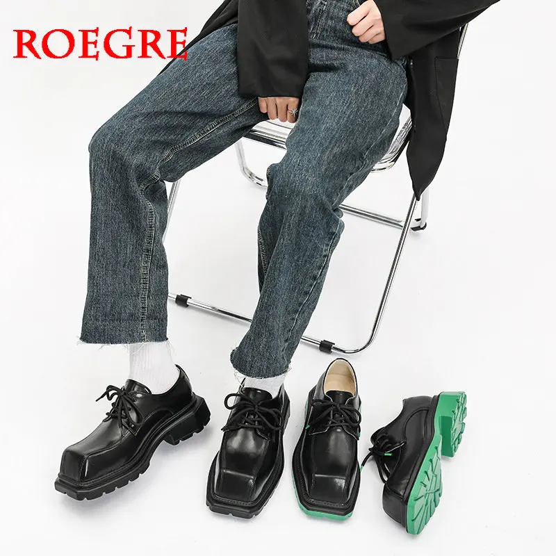 Paris Fashion Men's High Heel Increase Generous Head Leather Shoes British Designer Retro Thick Sole Derby Single Shoes Female
Paris Fashion Men's High Heel Increase Generous Head Leather Shoes British Designer Retro Thick Sole Derby Single Shoes Female