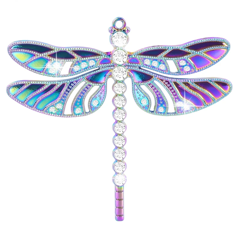Vintage Dragonfly Charm Rainbow Gothic Rhinestone Alloy Large Pendants Craft Making Fashion Necklace Keychain Jewelry Supplies
Vintage Dragonfly Charm Rainbow Gothic Rhinestone Alloy Large Pendants Craft Making Fashion Necklace Keychain Jewelry Supplies