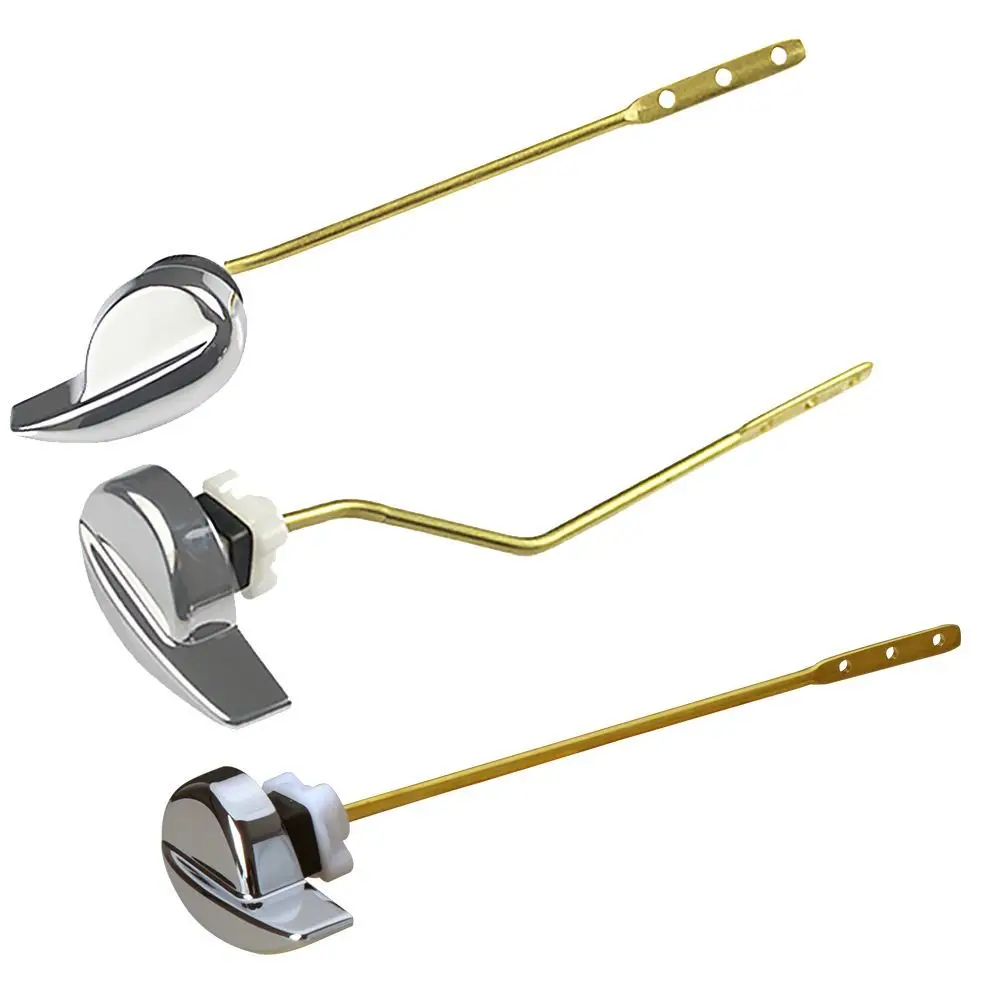 Universal Toilet Handle Replacement Parts 3 Hanging Hole Copper Lever Toilet Repair Handle with Nut Chrome Finish Steady
Universal Toilet Handle Replacement Parts 3 Hanging Hole Copper Lever Toilet Repair Handle with Nut Chrome Finish Steady