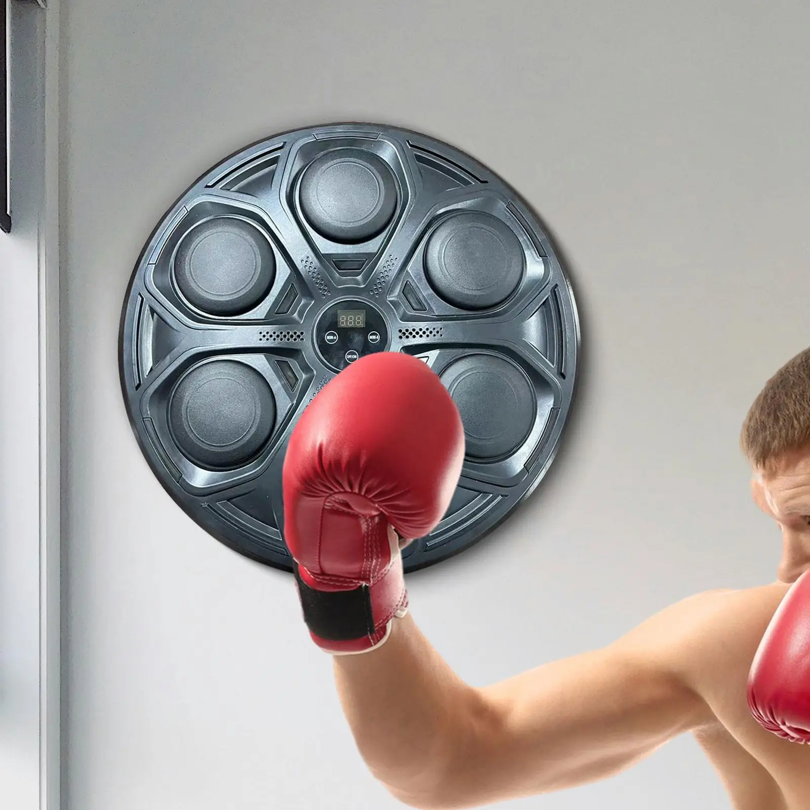 

Music Boxing Machine Reaction Target Punching Pad Rhythm Wall Target for Home Indoor Focus Response Training Sanda Martial Arts