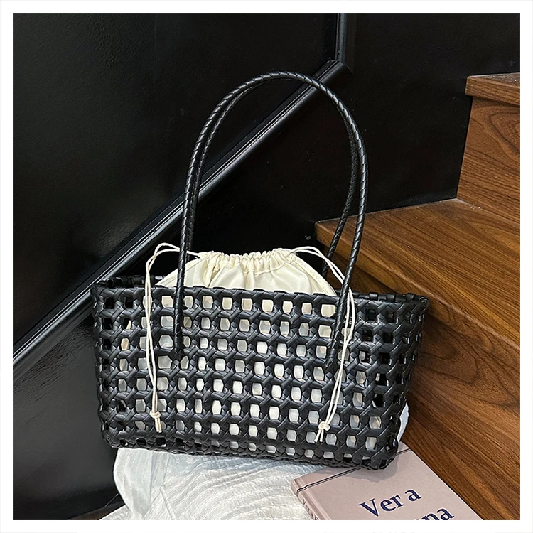 Vegetable basket women straw bags female summmer beach bag lady travel bags designer handbag handmade woven rattan bag shoulder 20 Se4bb3a893534474486d6f424e00b2360i
