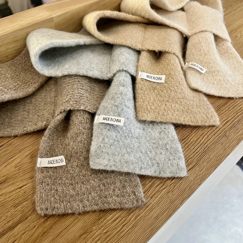 Solid Color Knitted Scarf Winter Lazy Man Cross Short Scarf Women Khaki Warm Scarf For Women 30 Mallzona Se4bbd214a8ae42719f2cd2de2c36d9c2X Solid Color Knitted Scarf Winter Lazy Man Cross Short Scarf Women Khaki Warm Scarf For Women Mallzona