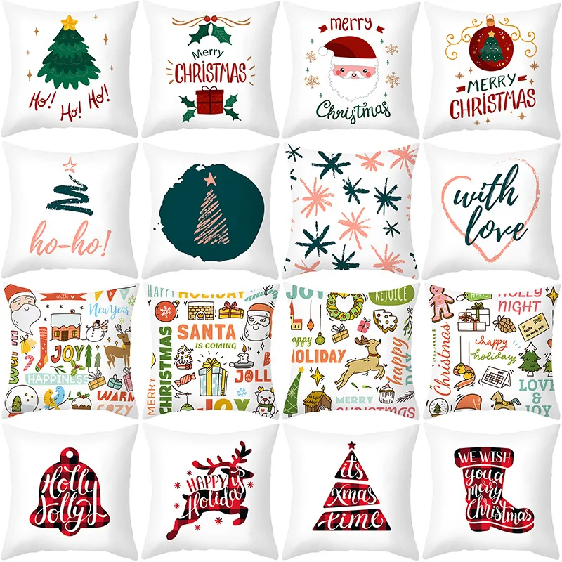 New Christmas Pillowcase Letter Cushion Cover Cartoon Printing Pillow Case Christmas Series Sofa Cushion Cover Home decor
New Christmas Pillowcase Letter Cushion Cover Cartoon Printing Pillow Case Christmas Series Sofa Cushion Cover Home decor