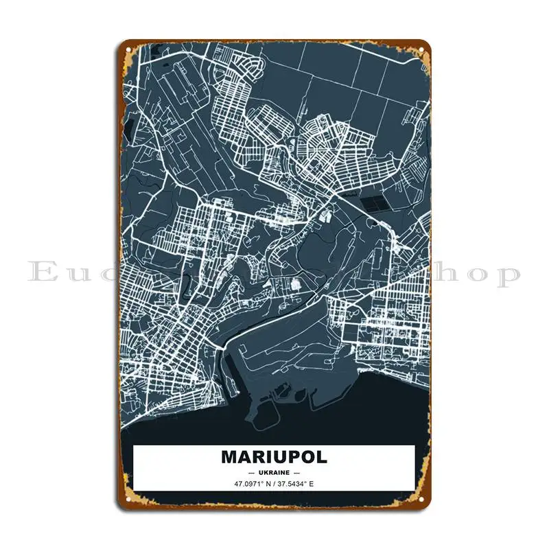 Металлический знак Mariupol, классический персонализированный дизайн, оловянный плакат для паба